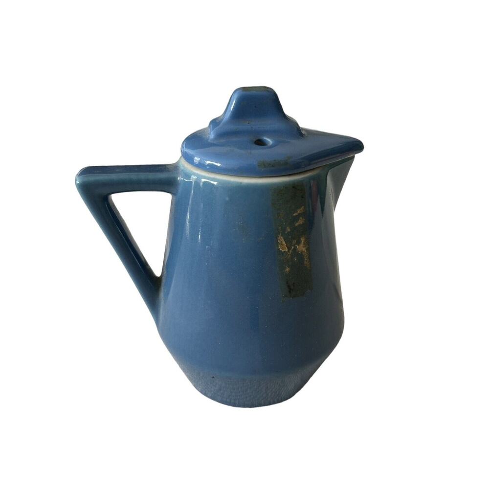 Hall Pottery Amtrak Railroad China Individual Creamer National Pattern Rare